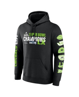 Men's Black Seattle Seahawks Super Bowl LX Champions Four Piece Hoodie