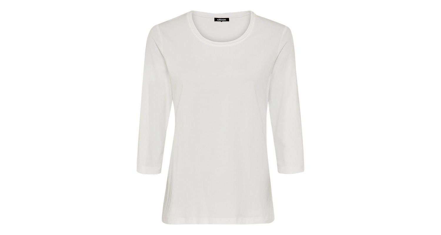 Women's Solid 3/4 Sleeve T-Shirt