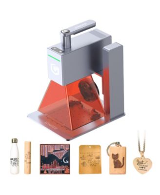 Nano Portable Laser Engraver: 5000mm/s Speed, 0.01mm Precision, Cuts 6mm Wood & 4.5mm Acrylic, LightBurn