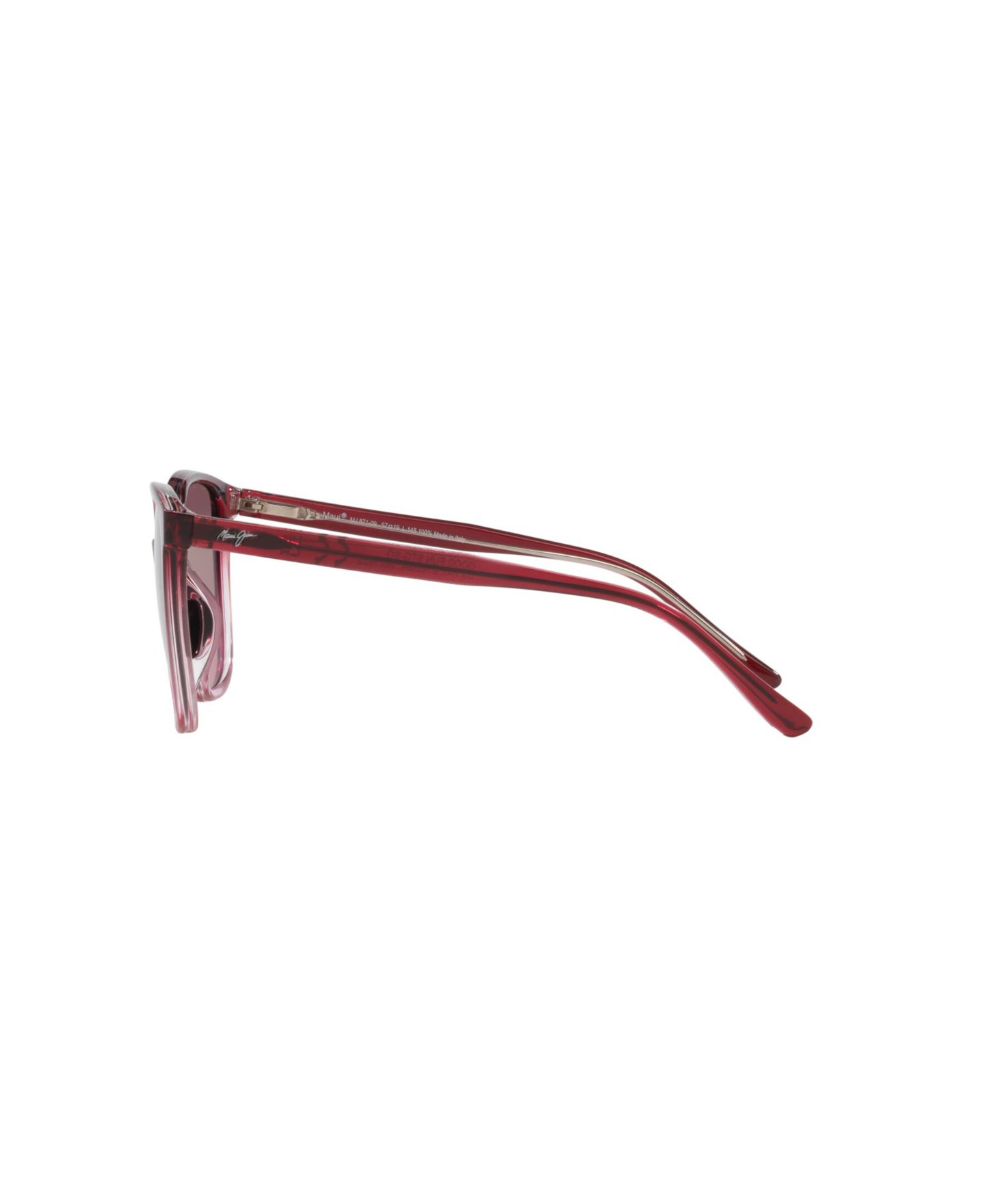 Женские солнцезащитные очки Maui Jim Good Fun Polarized Sunglasses, MJ000753, цвет: Розовый фиолетовый — фото 3