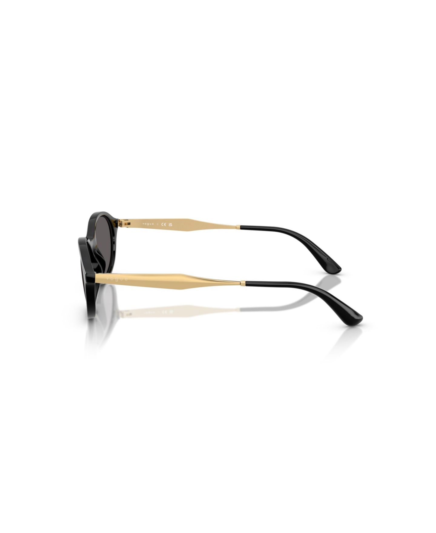 Женские солнцезащитные очки Vogue Eyewear Oval Sunglasses, VO5625S, цвет: Чёрный — фото 3