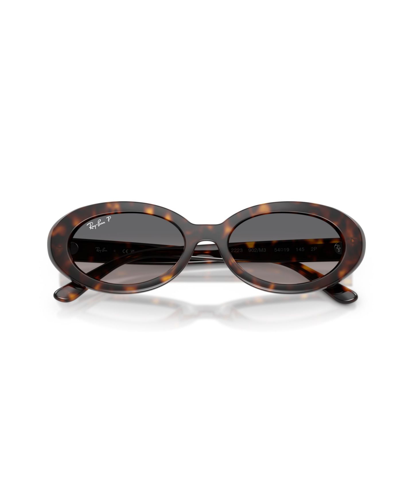 Женские солнцезащитные очки Ray-Ban Polarized Sunglasses, RB2223, цвет: Гавана — фото 5