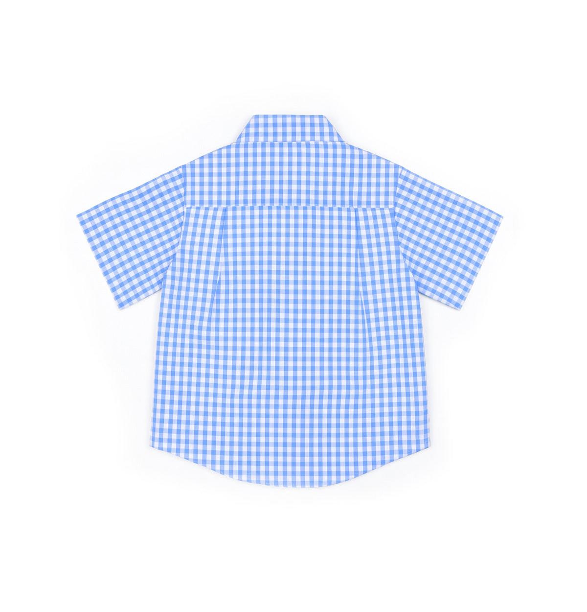 Florence Eiseman Toddler Boys Gingham Camp Shirt