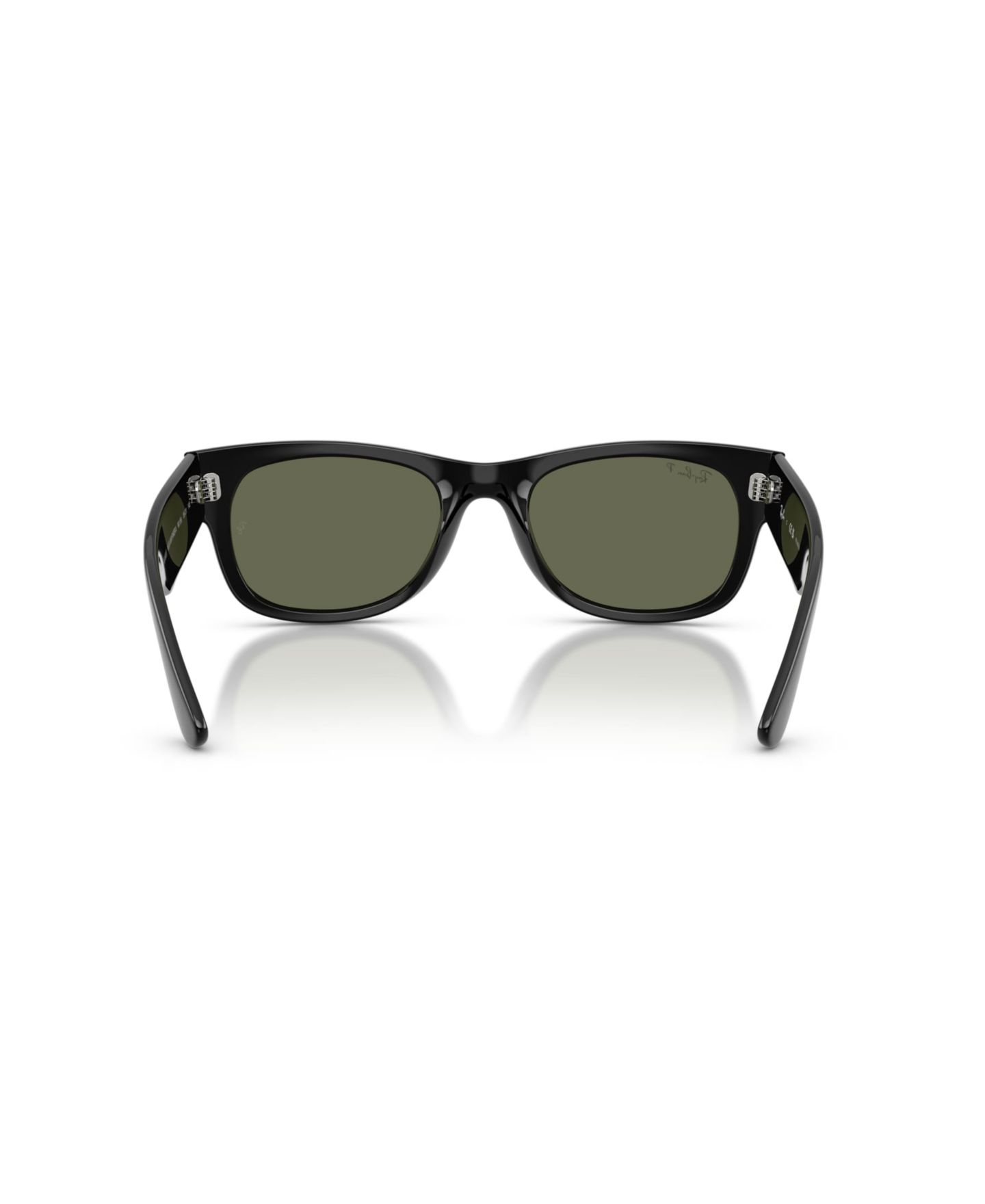 Поляризационные солнцезащитные очки Ray-Ban Mega Wayfarer II RB0832S унисекс, цвет: Чёрный — фото 3