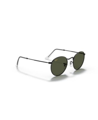 Men's Round Metal Legend Gold Sunglasses, RB3447