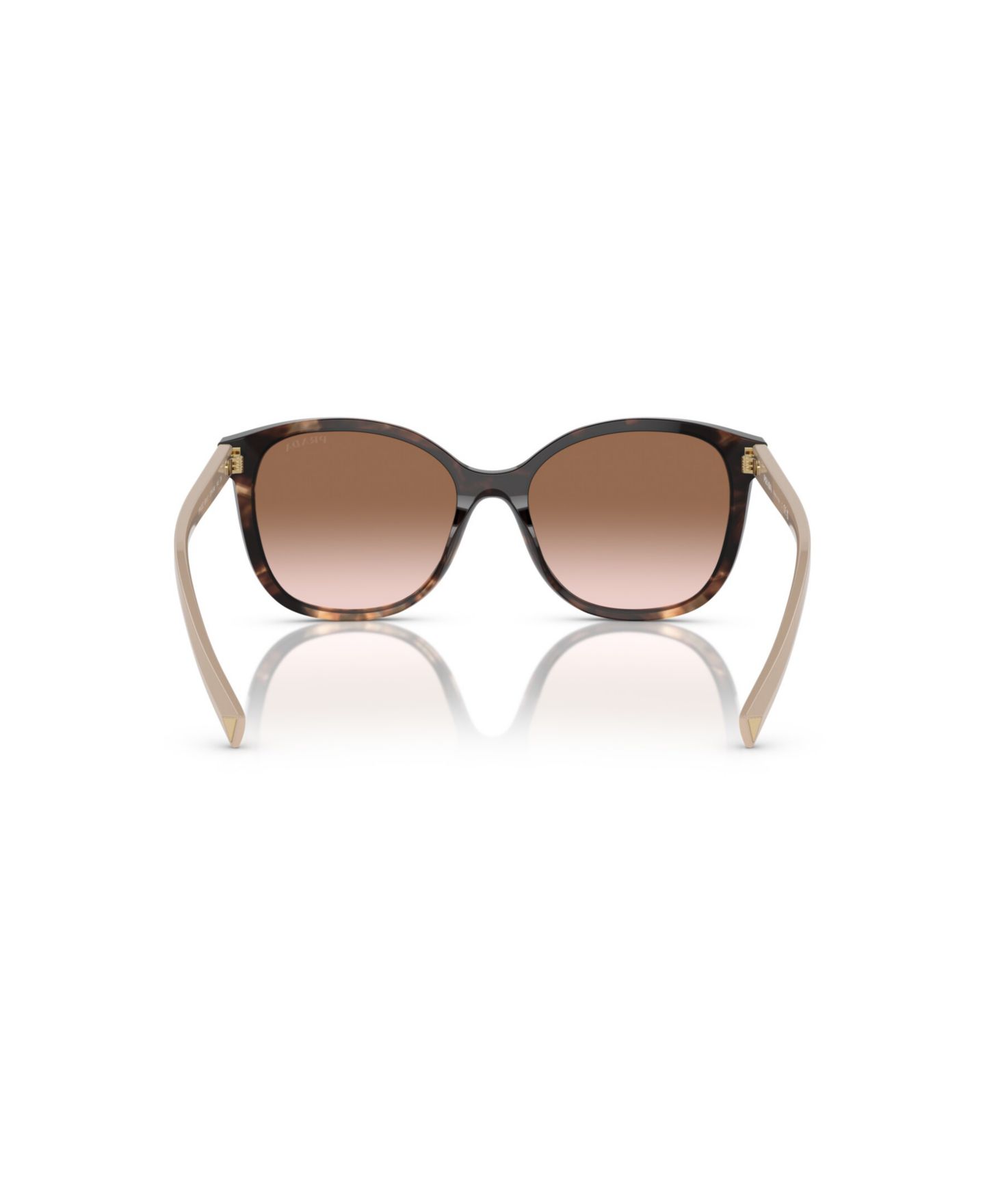 Женские солнцезащитные очки Prada Square Sunglasses, PR 22ZS, цвет: Карамельный черепаховый — фото 4