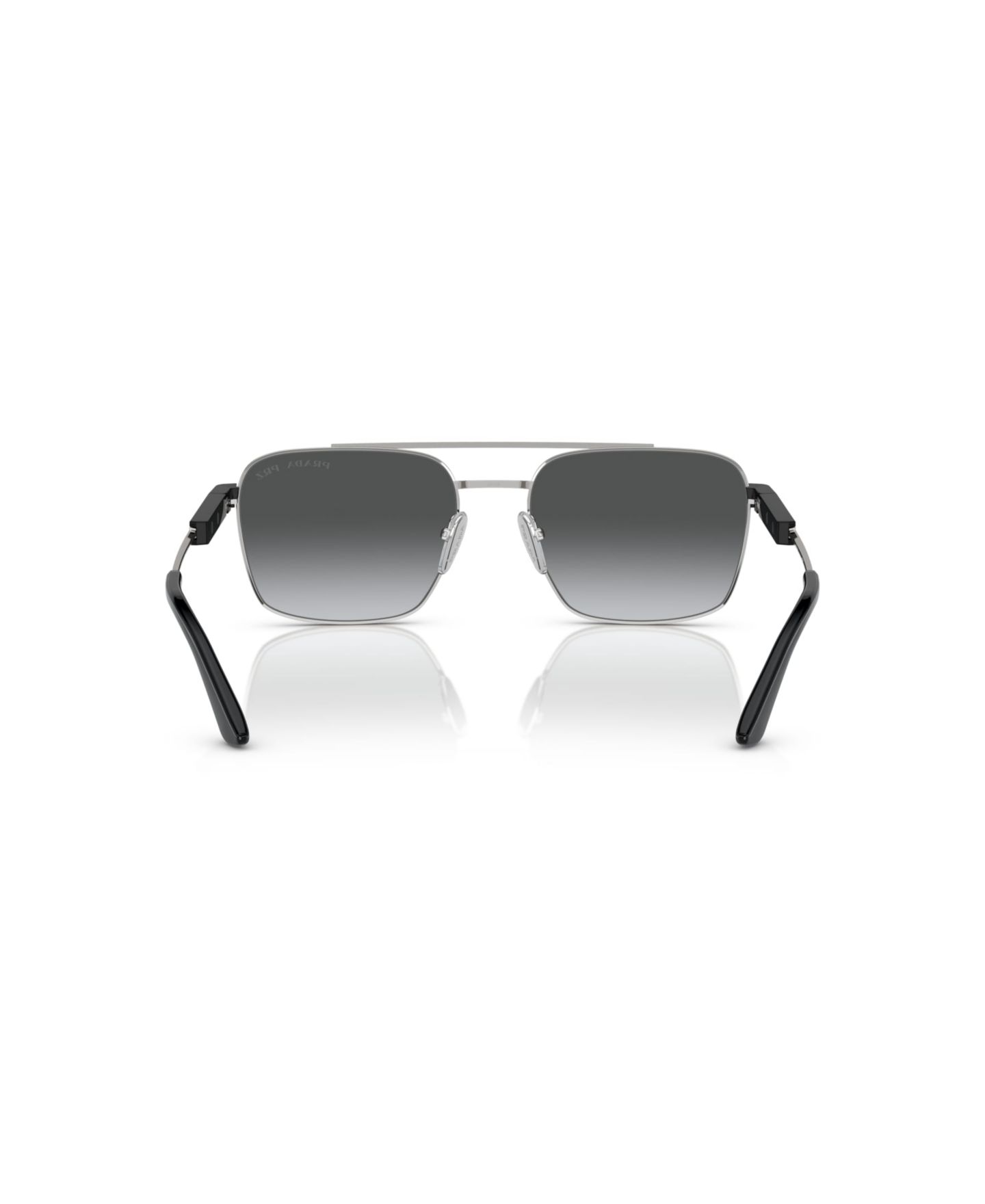 Солнцезащитные очки PRADA Unisex Polarized Sunglasses, PR 67ZS, цвет: Серебряный — фото 4