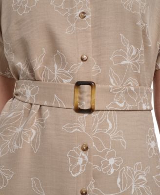 Women's Button-Down Shirt Dress