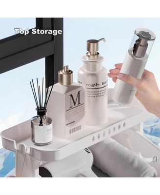 4-Tier Laundry Hamper Sorter, Vertical Laundry Baskets with Wheels, Removable, Stackable Laundry Cart, Laundry Storage Organizer for Dorm