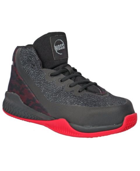Мужские кроссовки Hoss Boot Company Rim Fly Composite Toe Lightweight Athletic Work Shoe, цвет: Чёрный / Красный