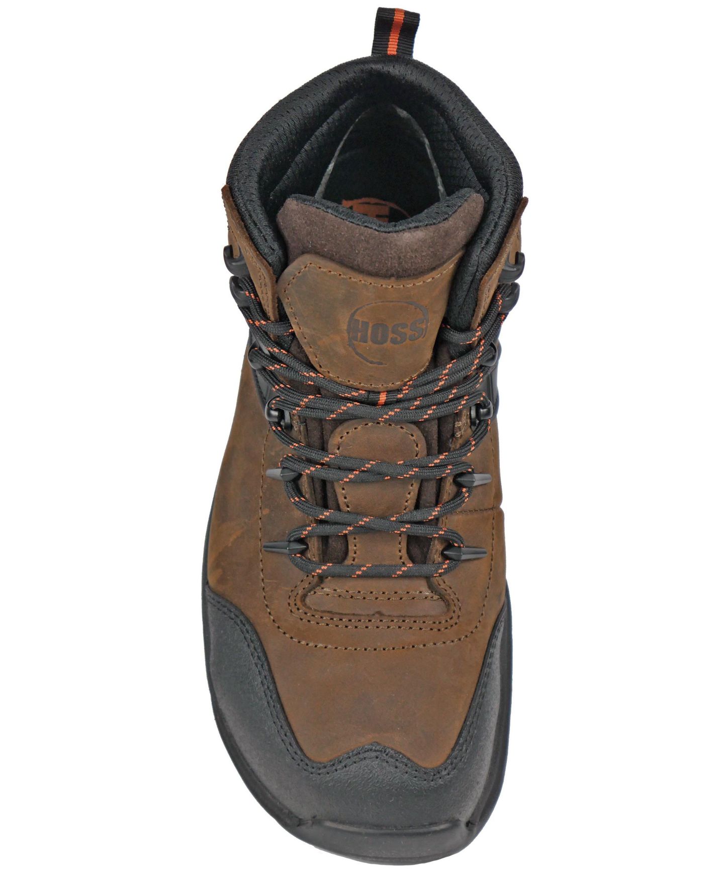 Мужские кроссовки Hoss Boot Company Buster Low Composite Toe Athletic Work Shoe, цвет: Коричневый / Чёрный — фото 4