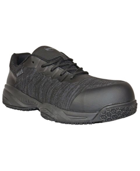 Мужские кроссовки Hoss Boot Company Spadix Men s Composite Toe Athletic Work Shoe Slip Resistant EH Safety, цвет: Чёрный