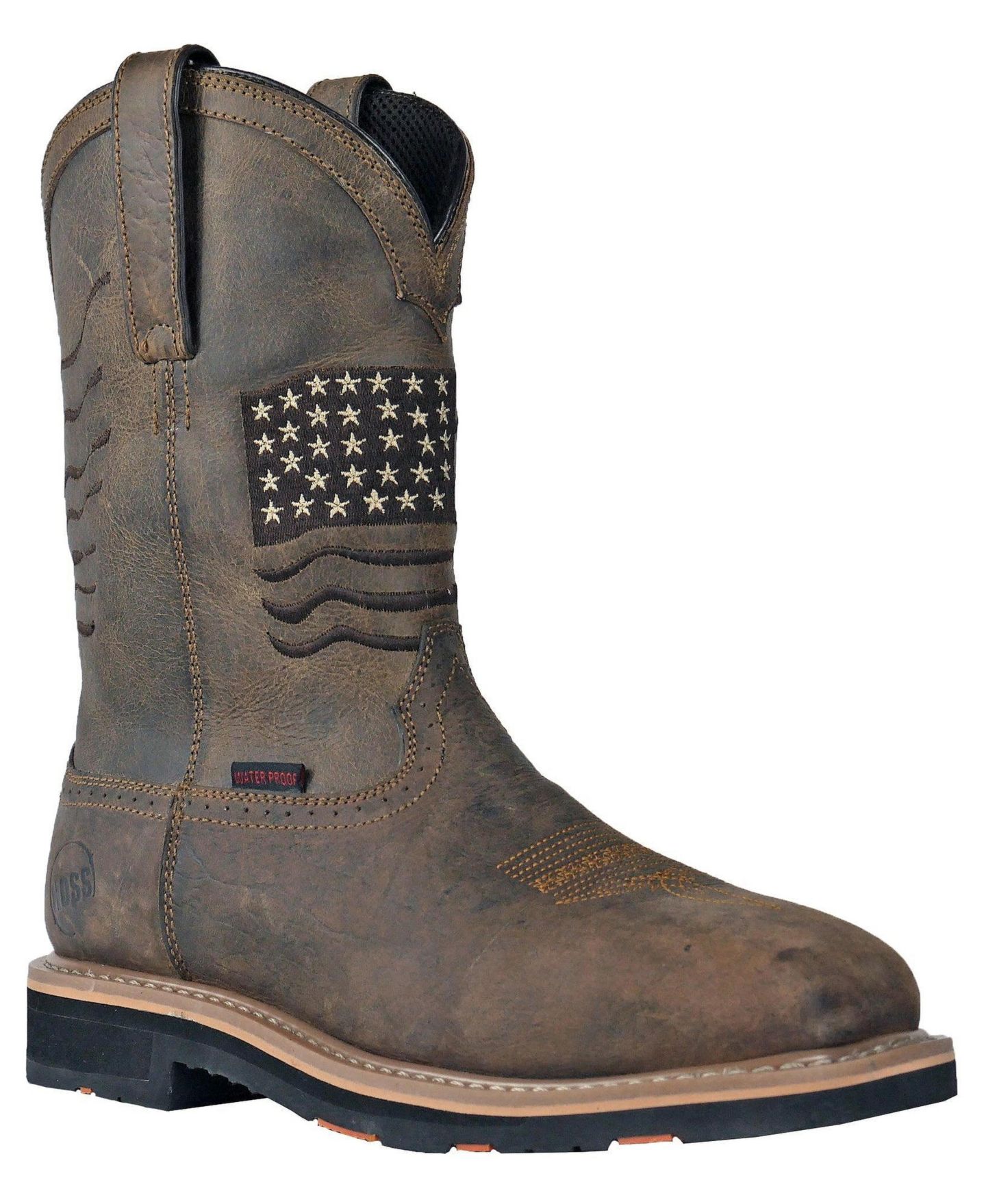 Мужские ботинки Hoss Boot Company Rushmore Soft Toe Puncture Resistant Work Boot, цвет: Коричневый — фото 1