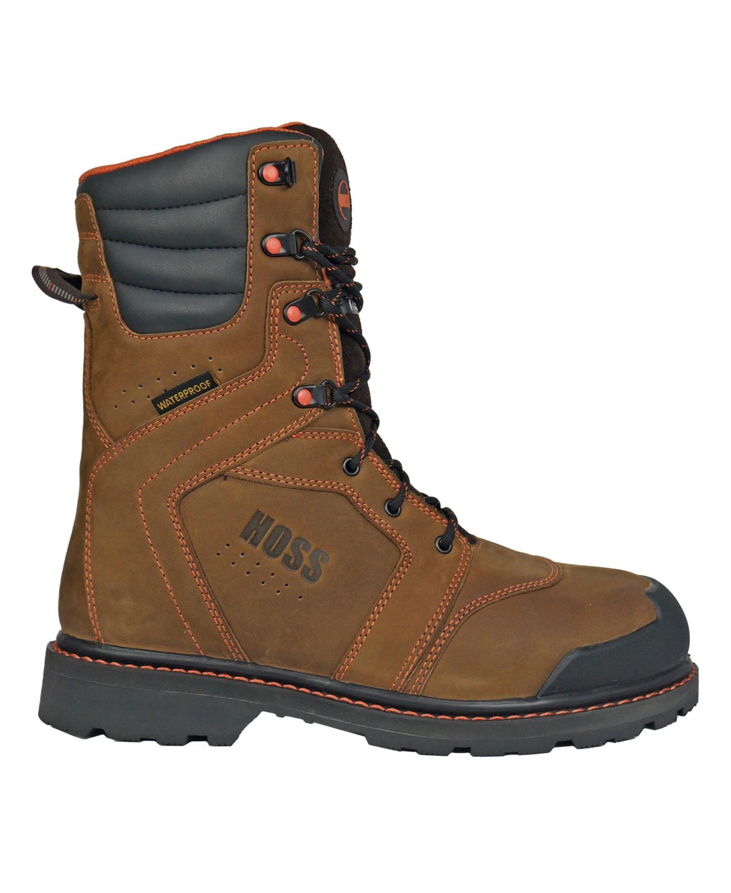 Мужские ботинки Hoss Boot Company Clash Composite Toe Insulated Work Boot, цвет: Коричневый — фото 2