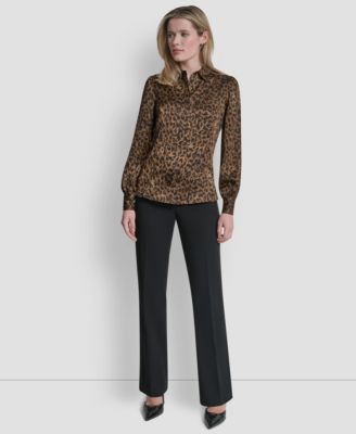 Women's Princess Seamed Long-Sleeve Blouse