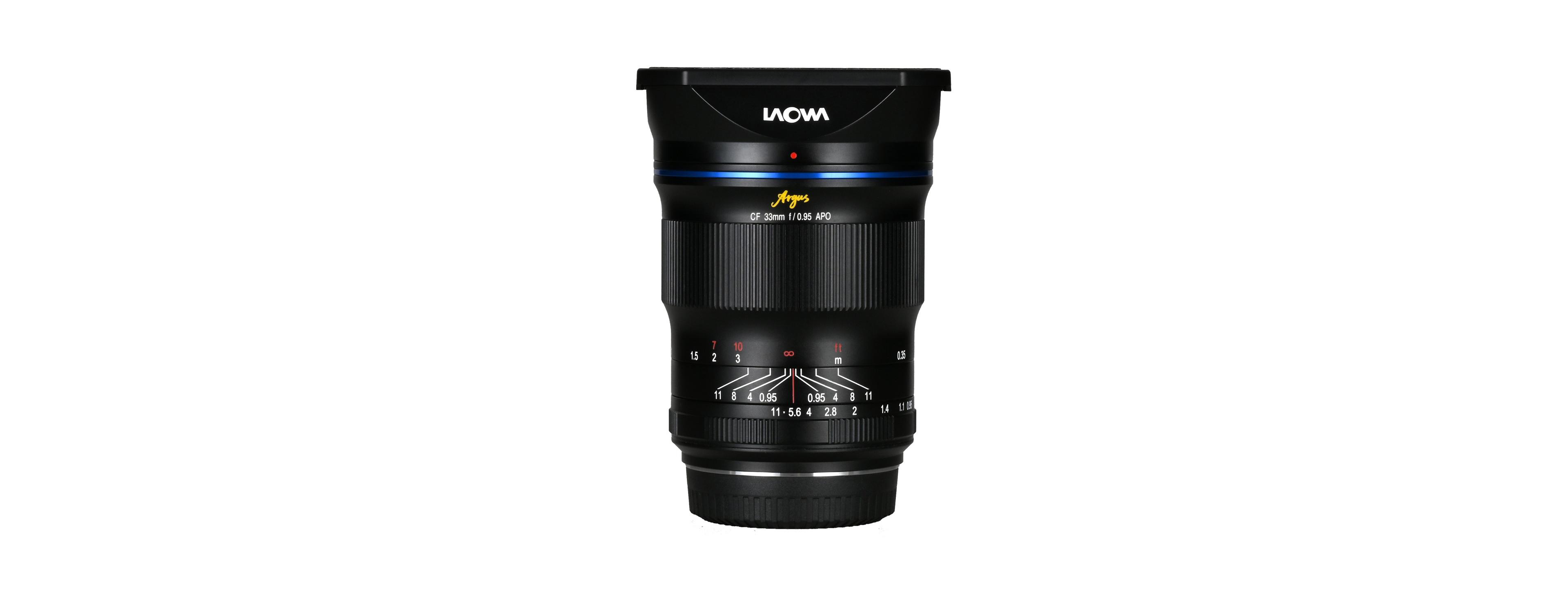 Venus Laowa Argus 33mm f/0.95 Cf Apo Ultra-Fast Aperture Lens for Fujifilm X