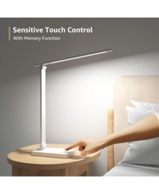 LED Desk Lamp with charging port, 650LM Touch Control, 5 Brightness Level