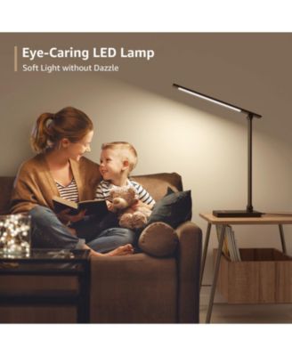 LED Desk Lamp with charging port, 650LM Touch Control, 5 Brightness Level