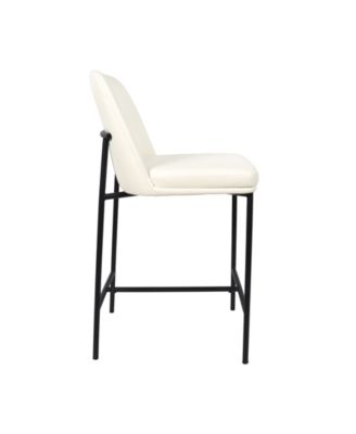 Loft Faux Leather Upholstered Counter Stools, Set of 2