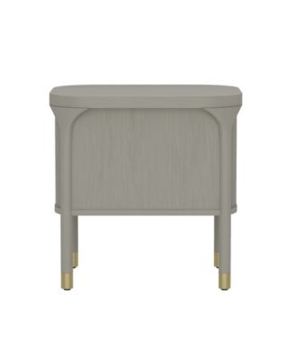 Park 24" Rubberwood 2-Drawer Nightstand