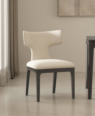 Eloria Chenille Upholstered Dining Side Chairs, Set of 2