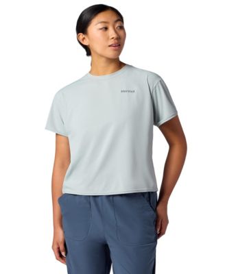 Women's Air Exchange UPF 50 Crew Short Sleeve Ribbed Collar T-Shirts