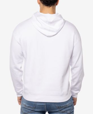 Men's Rhinestone Embellished Skull Pullover Hoodie