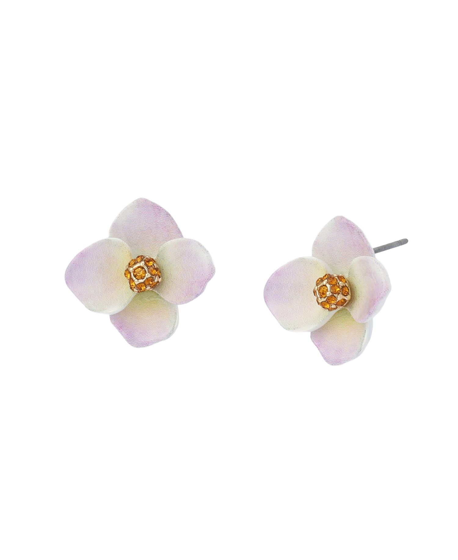 Faux Stone Betsey's Bouquet Flower Stud Earrings