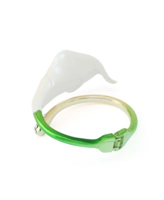 Faux Stone Betsey's Bouquet Calla Lily Bangle Bracelet