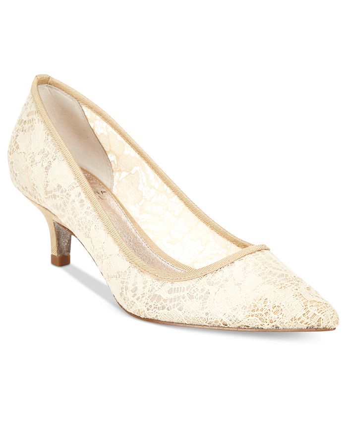 Adrianna Papell Lois Lace Evening Pumps Macy s