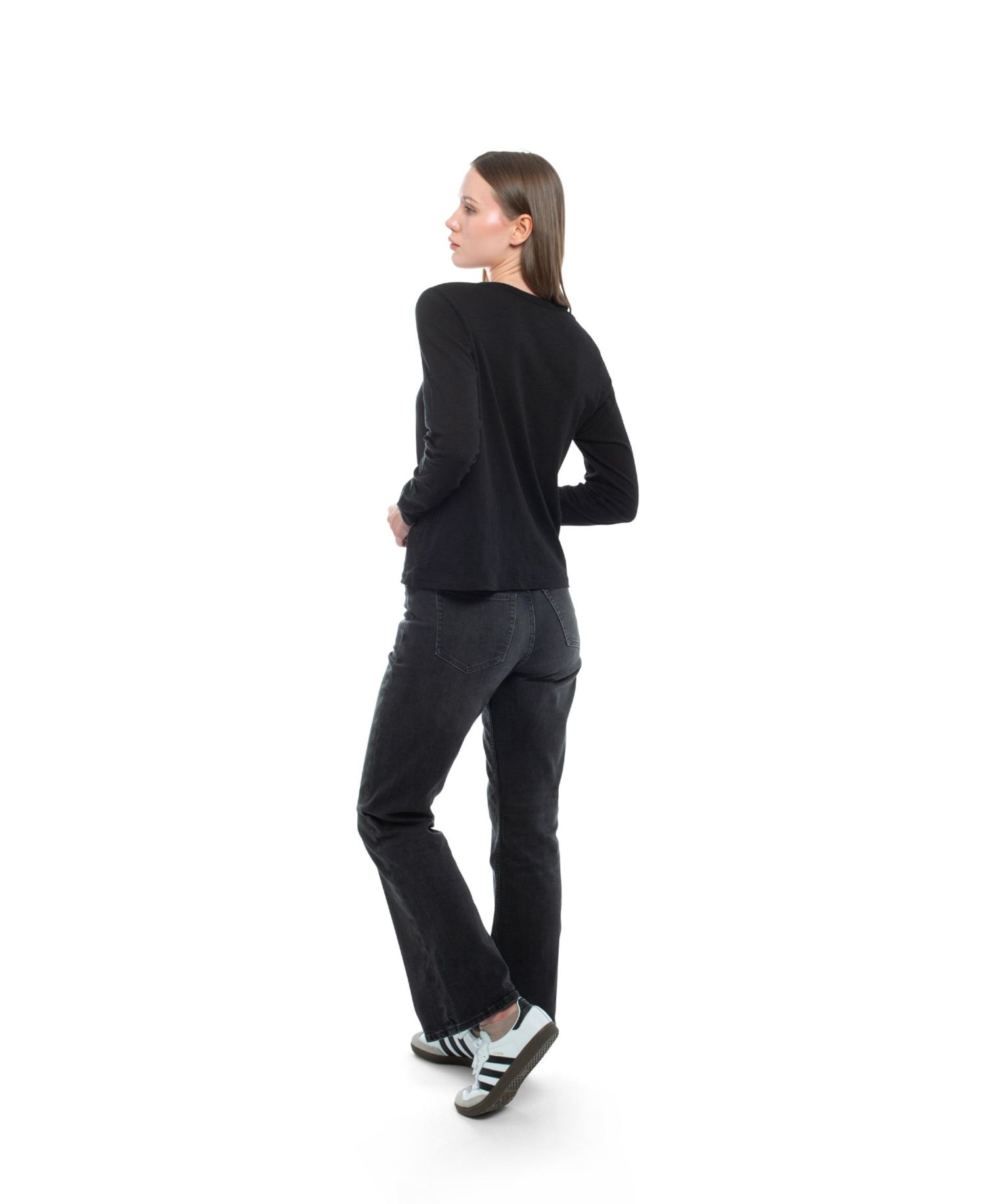 Women's Clothing Baby Fit Long Sleeve Tee