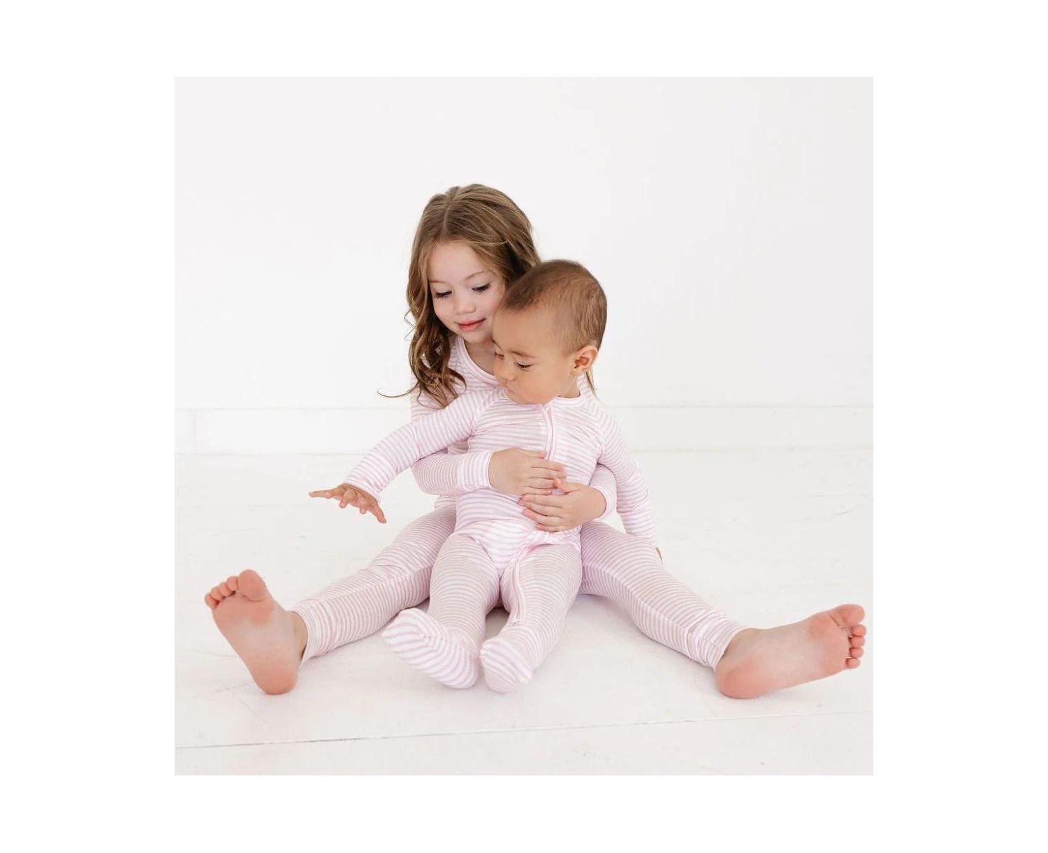 Baby Girls Ballet Stripe Pajama Set