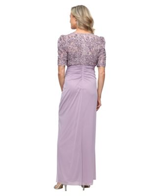 Petite V-Neck Ball Gown