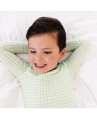 Baby Boys Pistachio Gingham Pajama Set