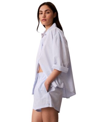 Women's Striped Pull-On Shorts