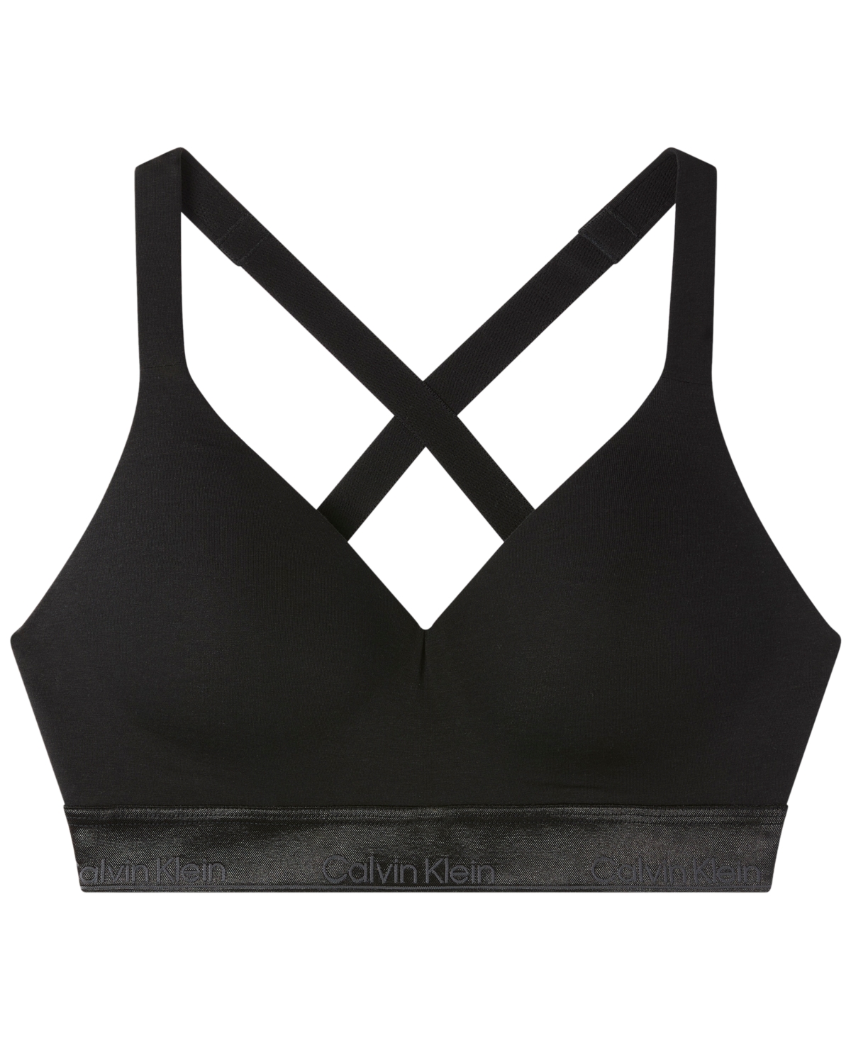 Calvin Klein Women's Icon Metallic Molded Cups Bralette