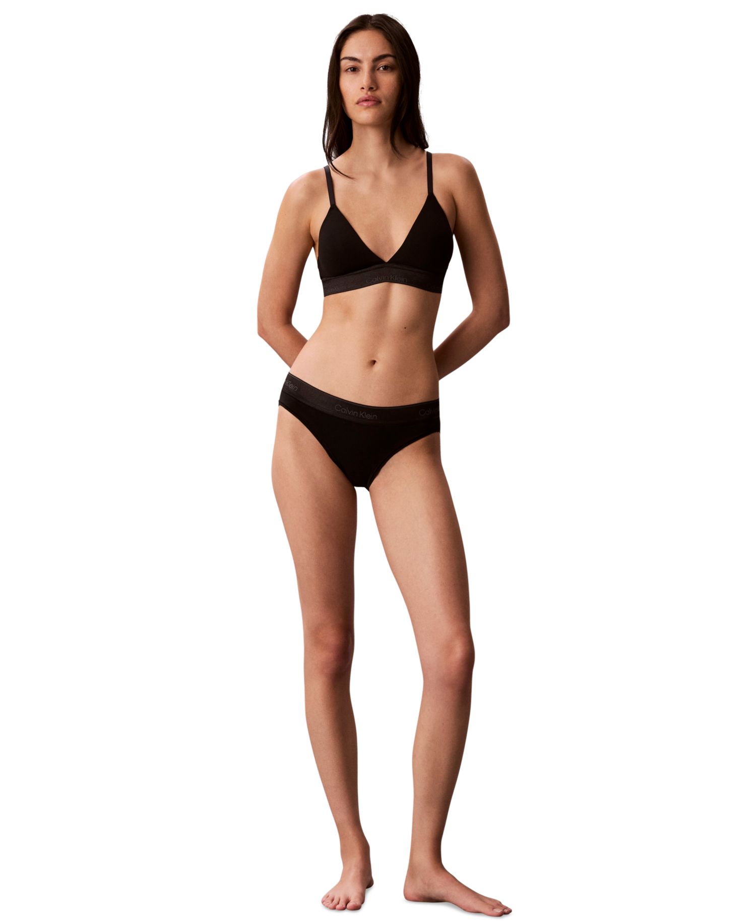 Women's Icon Cotton Modal Metallic Logo Band Bikini Panty QF8827