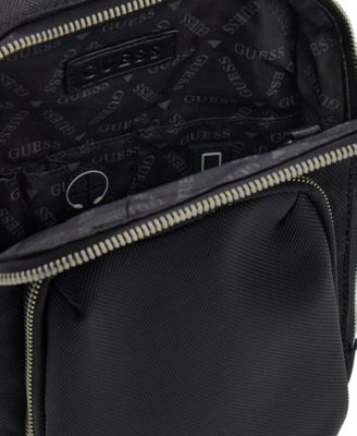 Men's Berna Logo Detail Crossover Bag