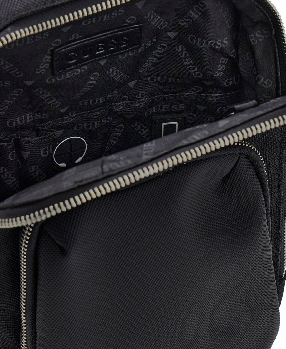 Guess Men's Berna Logo Detail Crossover Bag