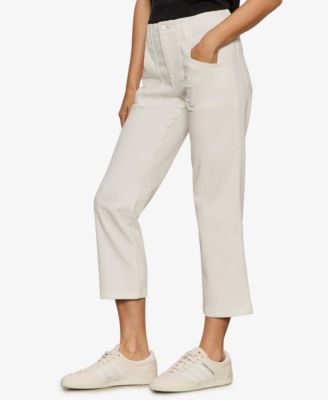Petite Retreat Cropped Wide-Leg Pants