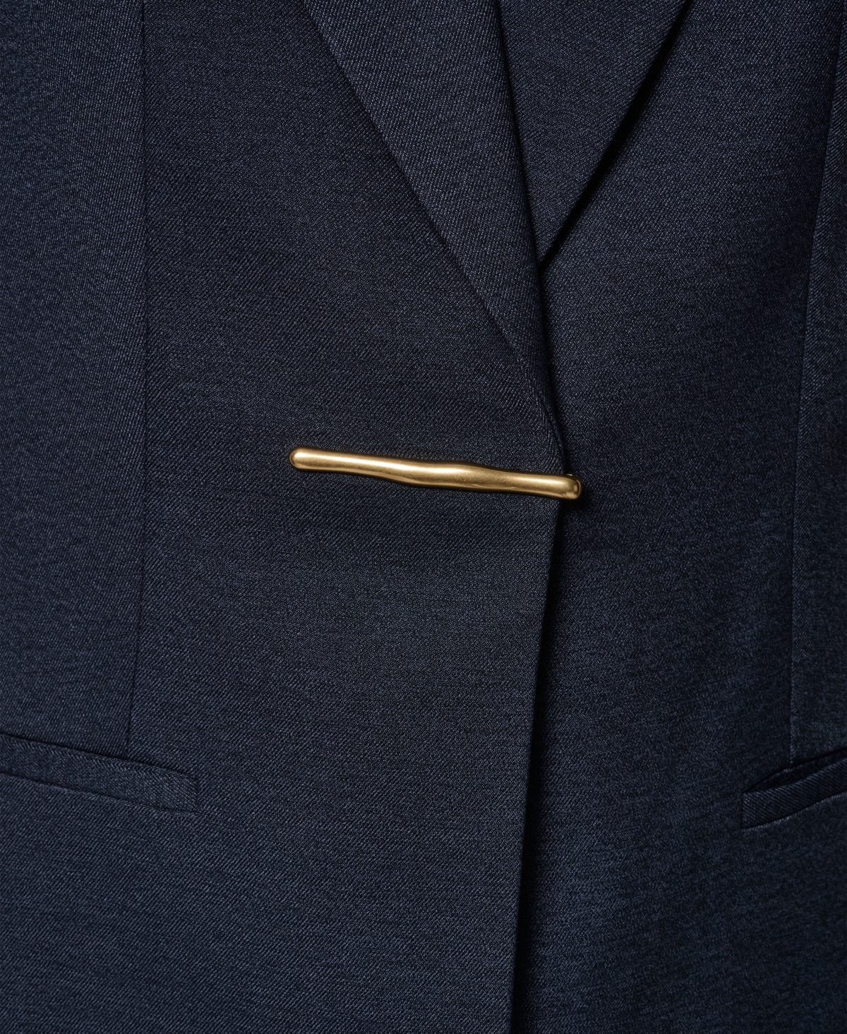 Donna Karan New York Women's Notch Lapel Padded Shoulder Blazer