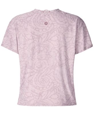 Women's Air Exchange UPF 50 Crew Short Sleeve Ribbed Collar T-Shirts