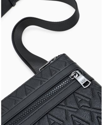 Men's Tonal All Over Logo Crossbody Bag