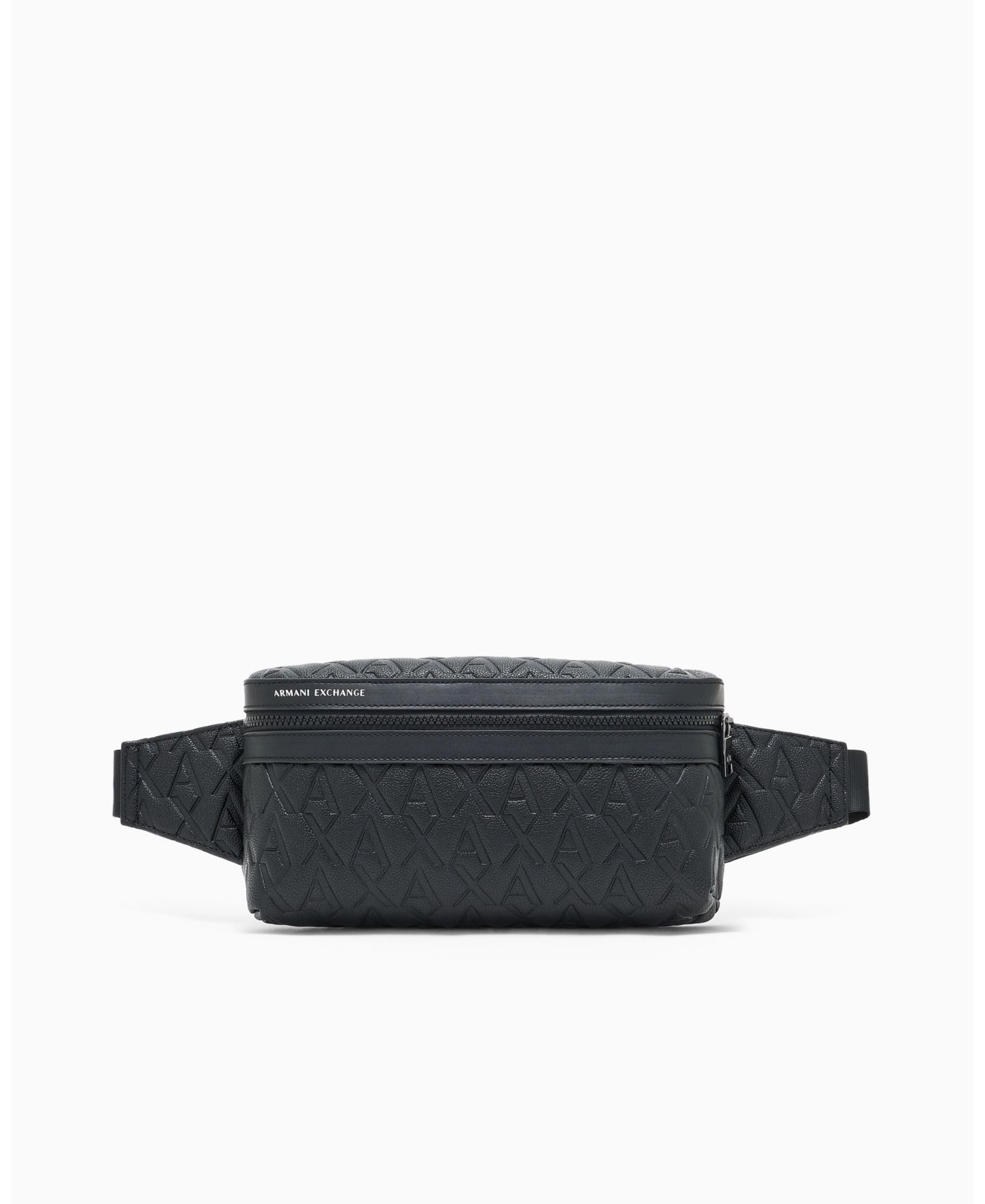 Мужская сумка A|X Armani Exchange Tonal All Over Logo Waist, цвет: Чёрный — фото 7