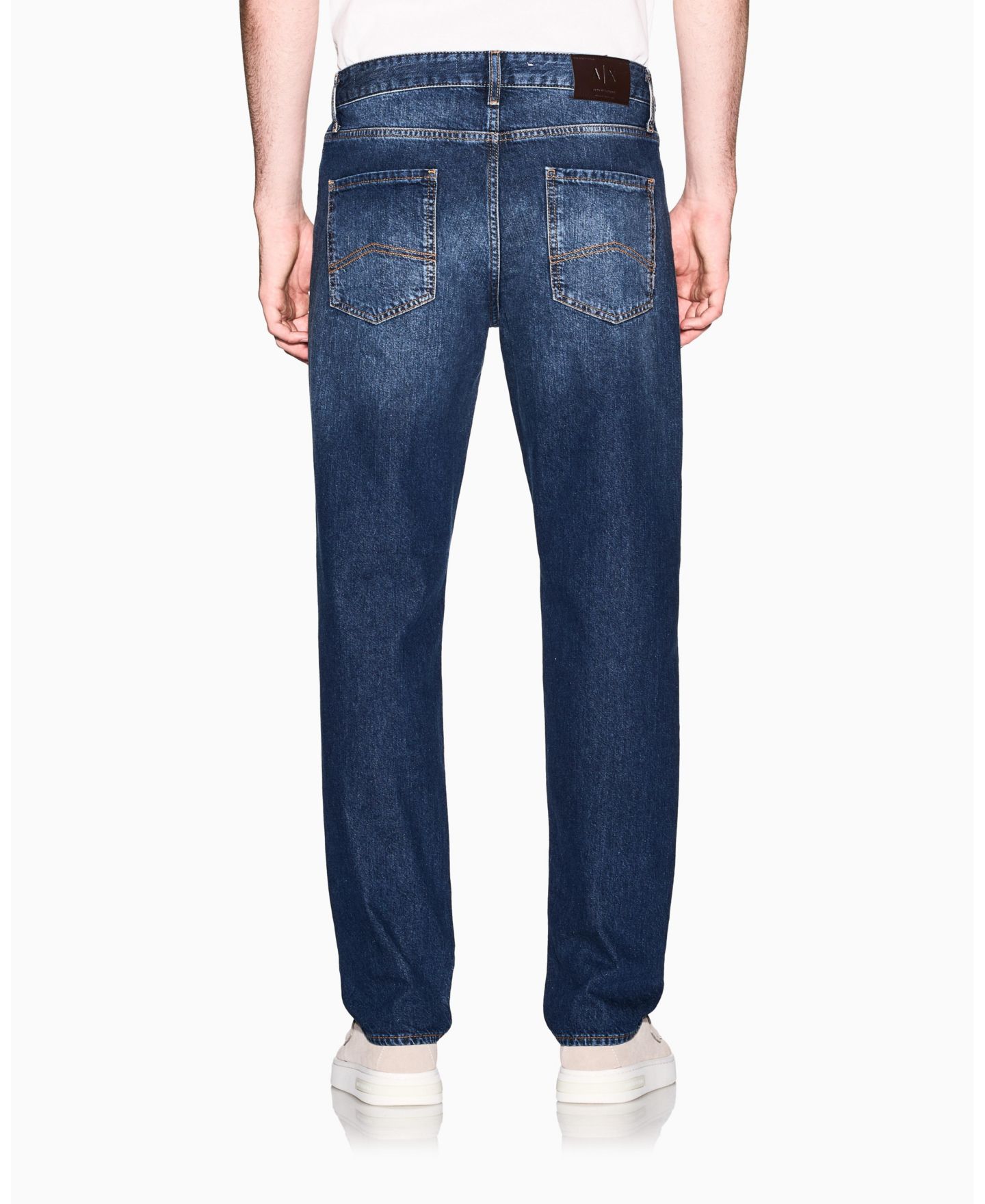 Мужские прямые джинсы A|X Armani Exchange J16, цвет: Синий джинсовый — фото 3