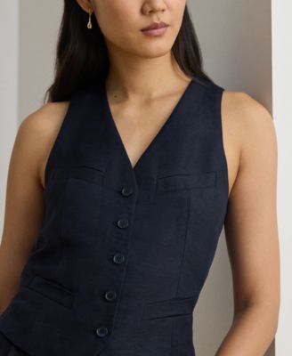 Petite Jalan V-Neck Vest