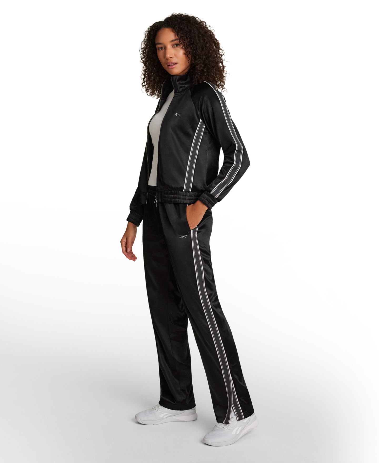 Женские брюки Reebok Tunnel Regular Fit Pull-On, цвет: Чёрный — фото 3