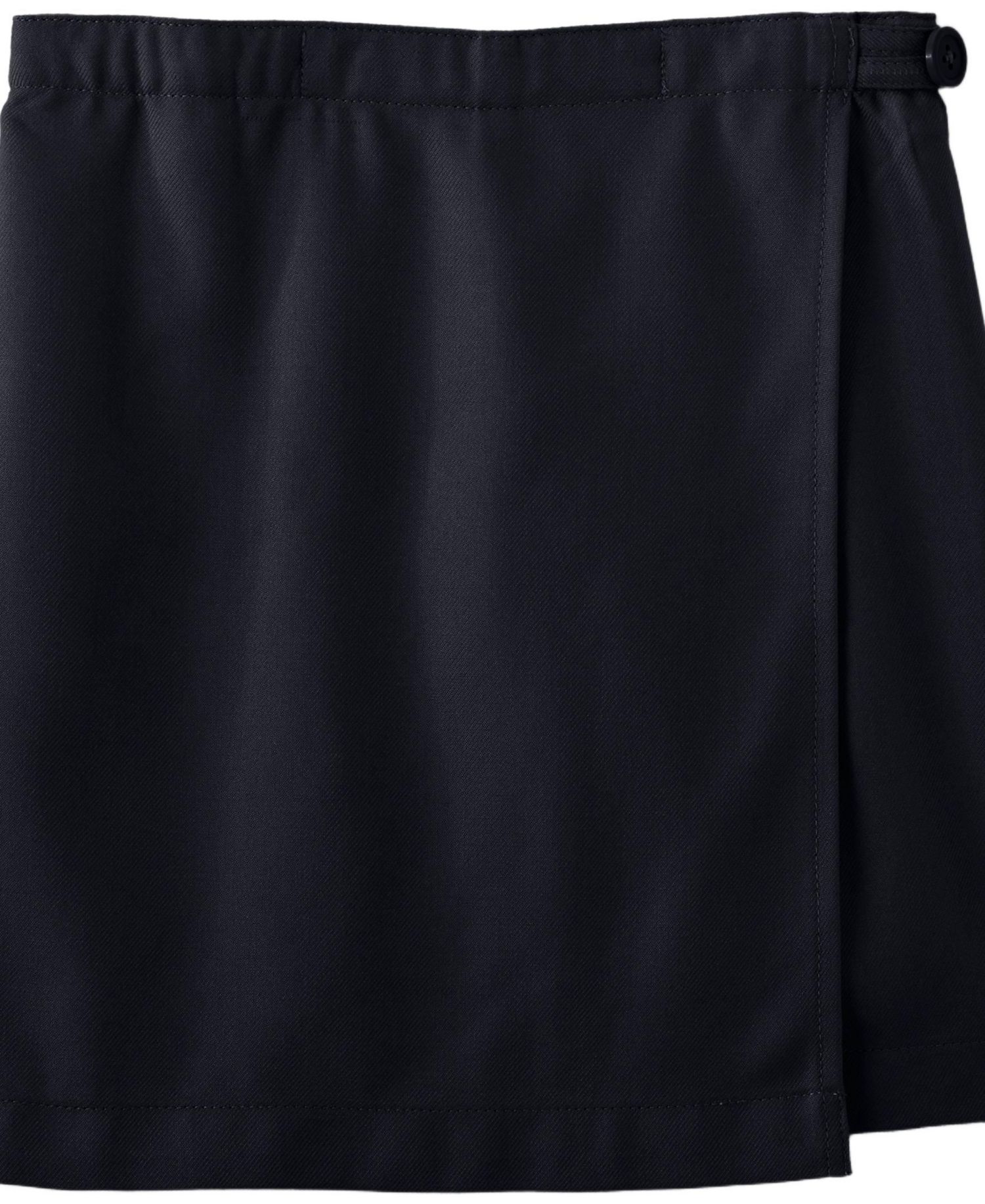Little Girls School Uniform Solid A Line Tab Skort