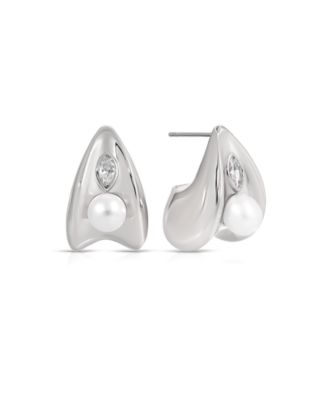 Soft Curve Hoop Earrings