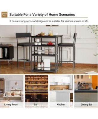 Kitchen Table Dining Table Set for 2 36 Inch High Top Kitchen Table Set